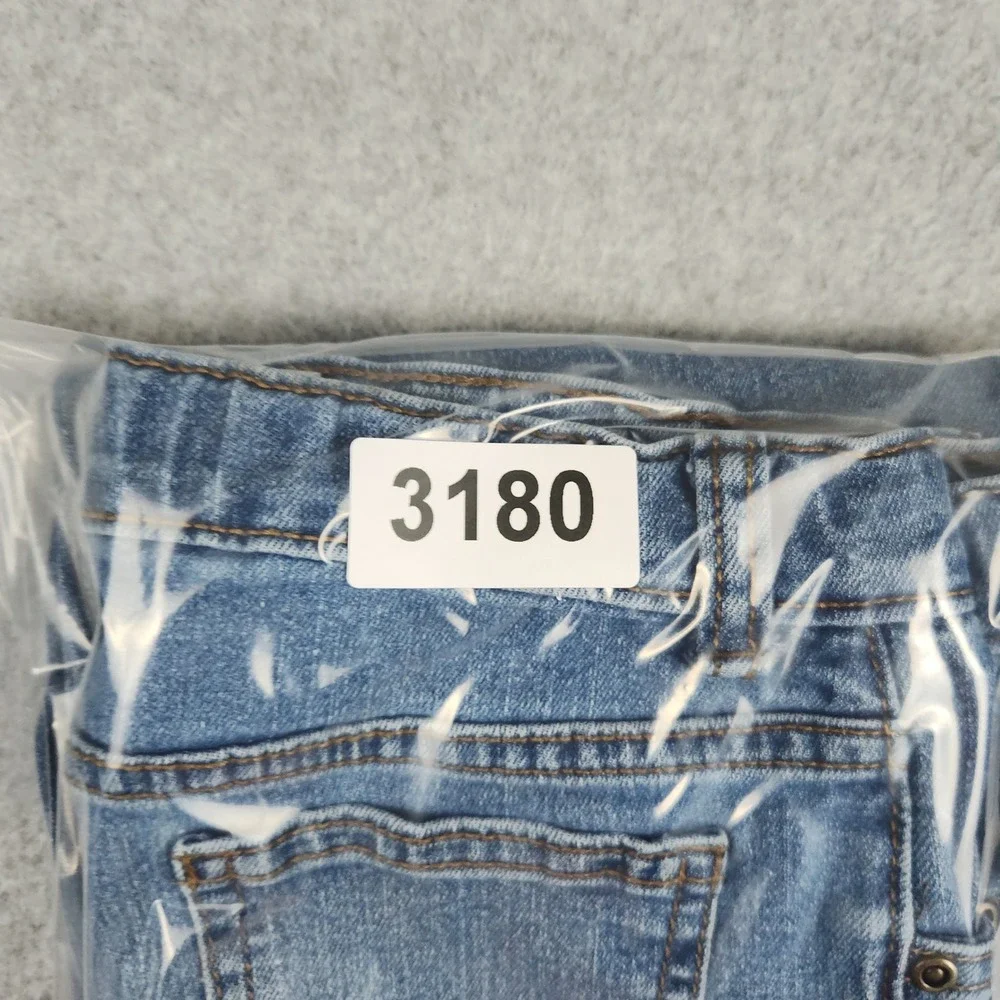 Carter's Jeans Boys 12/12A Blue Denim Faded‎ Stretch Medium Wash Straight Leg